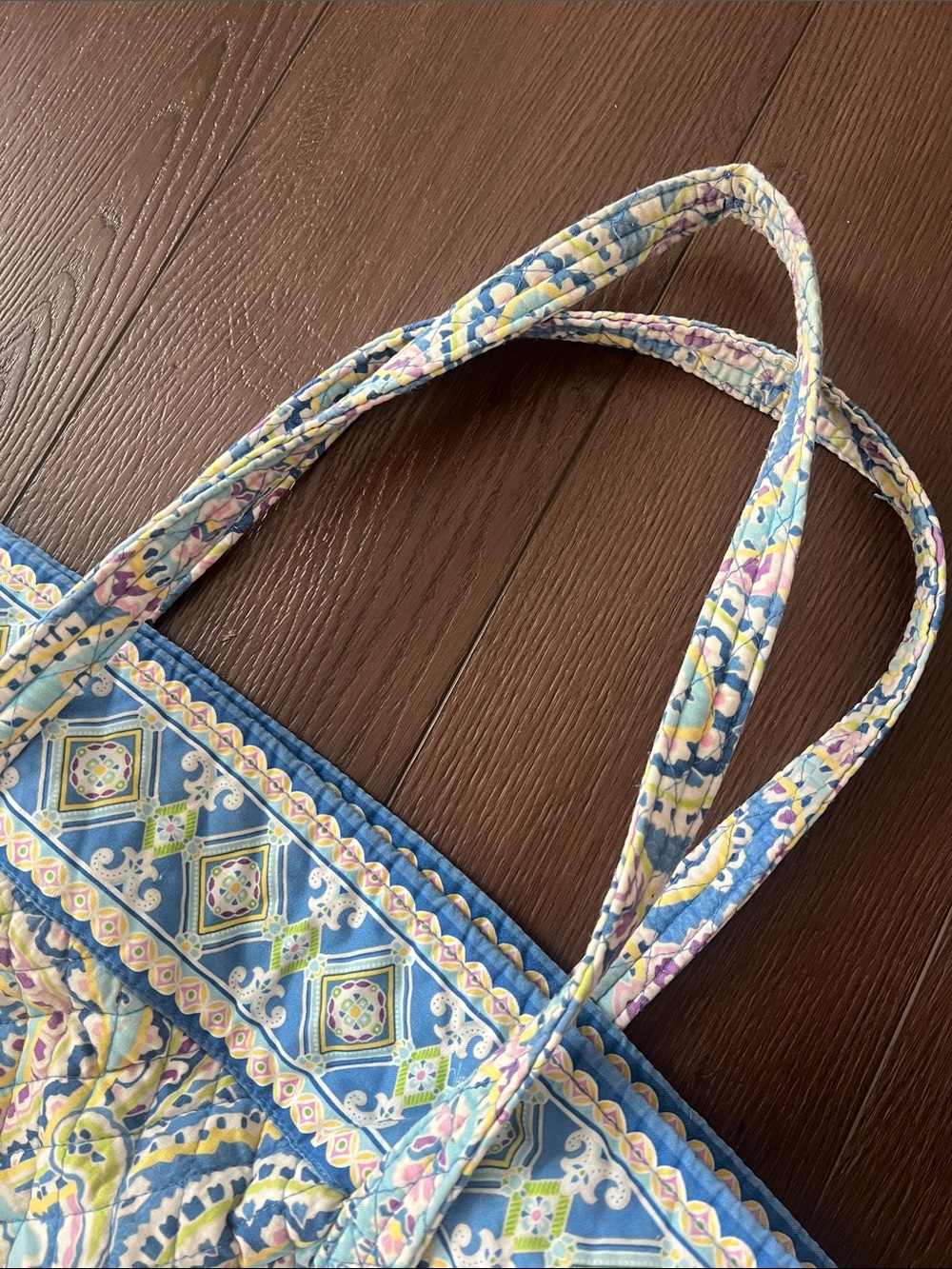 Quilted Vera Bradley Tote Bag - Picture 6 of 8